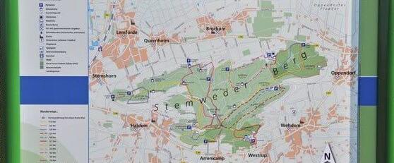 Wanderkarte, groß