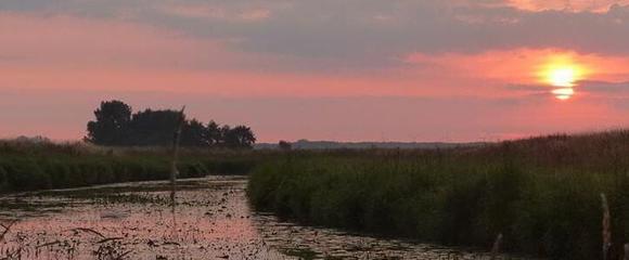 roter Sonnenuntergang