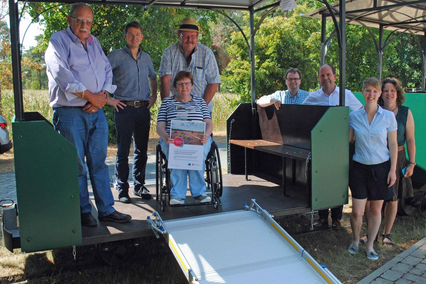 Auffahrrampe an Lore