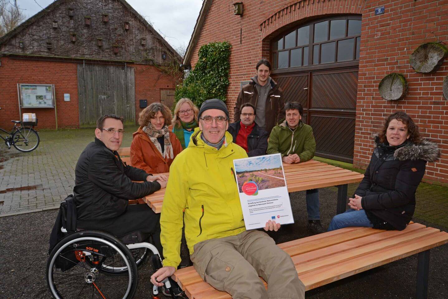 barreirefreie Picknicknicksitzgruppe