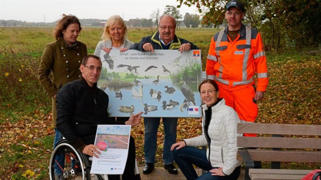 Naturinfomationstafel am Picknickplatz