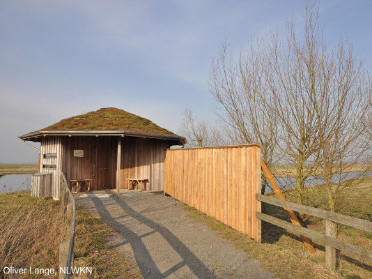 Beobachtungsstand im Osterfeiner Moor.